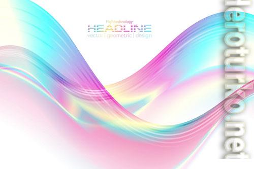 Colorful holographic foil abstract liquid waves Colorful holographic foil abstract liquid waves
