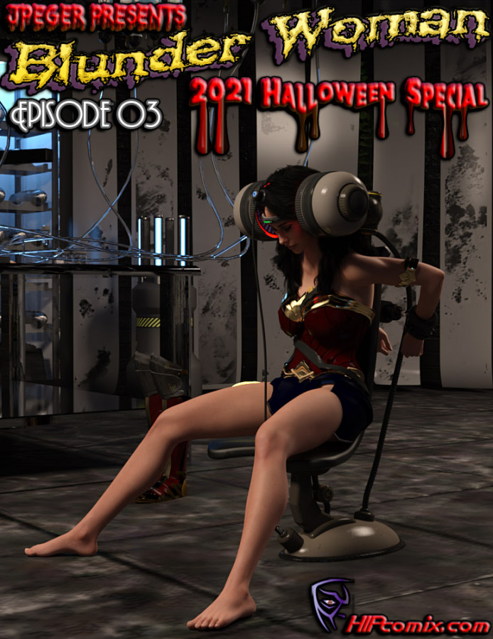 Blunder Woman – Halloween Special 2021 part 3 3D Porn Comic