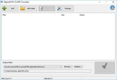 Mgosoft PCL To PDF Converter 12.7.0 78c72278fbe2c5088fb2d66409c43e08