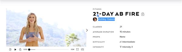 AloMoves - 21-Day Ab Fire with Ashley Galvin