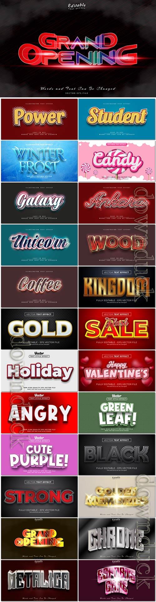 3d editable text style effect vector vol 912 3d editable text style effect vector vol 912