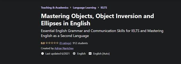 Adrian Nantchev - Mastering Objects, Object Inversion and Ellipses in English
