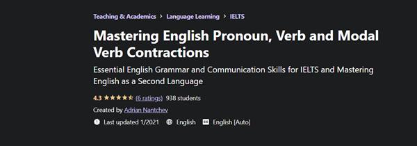 Adrian Nantchev - Mastering English Pronoun, Verb and Modal Verb Contractions