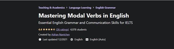 Adrian Nantchev - Mastering Modal Verbs in English