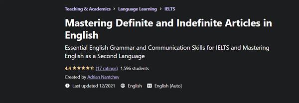 Adrian Nantchev - Mastering Definite and Indefinite Articles in English