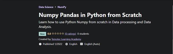 Numpy Pandas in Python from Scratch By Temotec Learning Academy