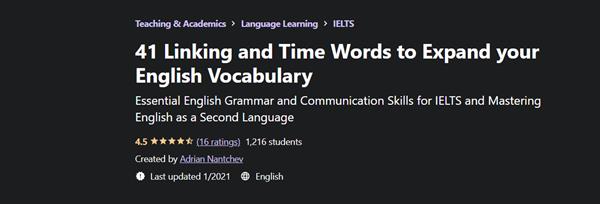 Adrian Nantchev - 41 Linking and Time Words to Expand your English Vocabulary
