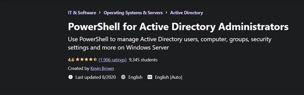 Kevin Brown - PowerShell for Active Directory Administrators