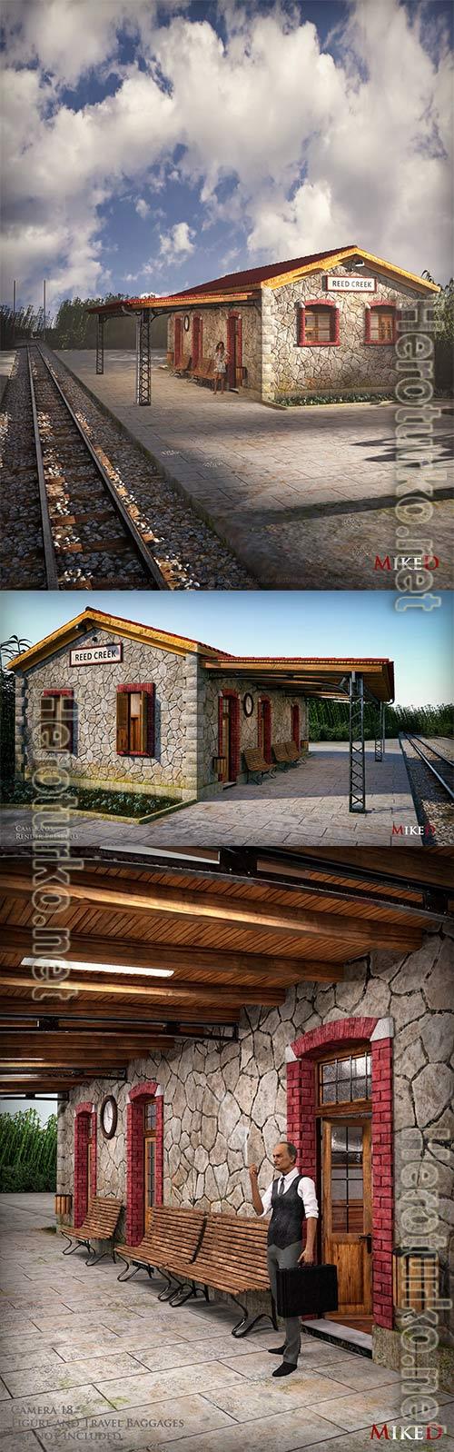 MD Traditional Train Station MD Traditional Train Station