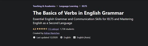 Adrian Nantchev – The Basics of Verbs in English Grammar