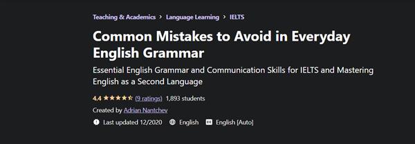 Adrian Nantchev - Common Mistakes to Avoid in Everyday English Grammar