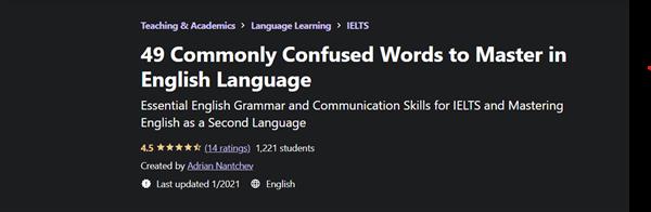 Adrian Nantchev - 49 Commonly Confused Words to Master in English Language