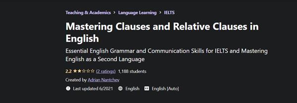 Adrian Nantchev - Mastering Clauses and Relative Clauses in English