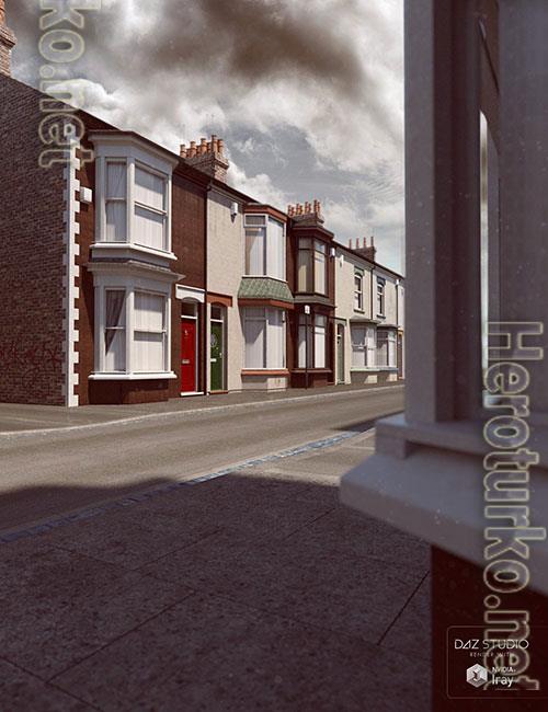 yNorthern Terrace Street Rear Yards and Alleyway