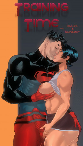 Ashino Art- Batgirl & Superboy