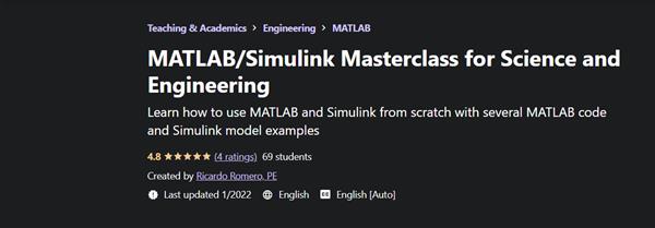 Udemy - MATLABSimulink Masterclass for Science and Engineering