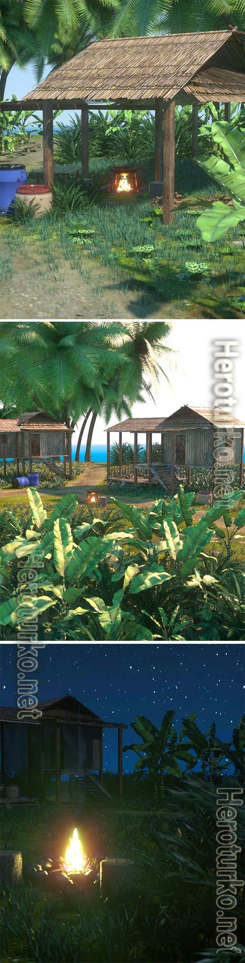 Southeast Asian Village