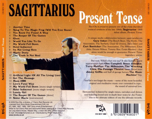 Sagittarius - Present Tense (1968) (Expanded Edition, 2009)Lossless