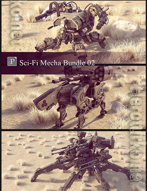 Sci-Fi Mecha Bundle 02 Sci-Fi Mecha Bundle 02