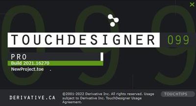 Derivative TouchDesigner Pro 2021.16270 (x64)