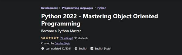 Arbaz Khan - Python 2022 - Mastering Object Oriented Programming