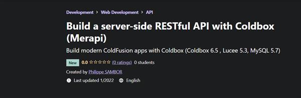 Build a Server Side RESTful API with Coldbox (Merapi)
