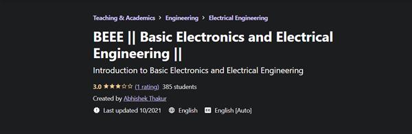 BEEE Basic Electronics and Electrical Engineering