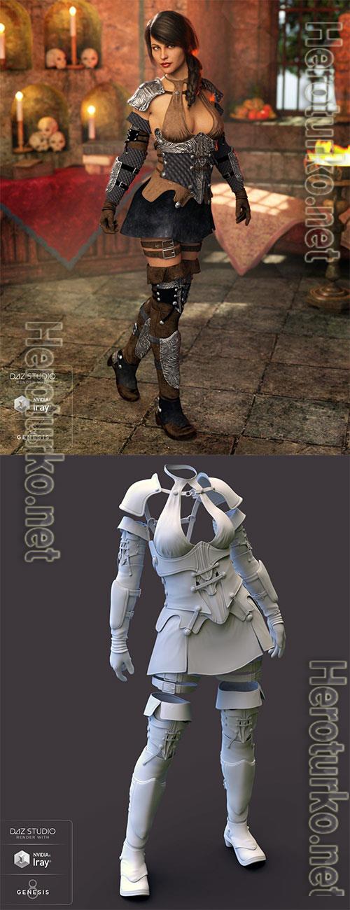 Shadow Thief Outfit for Genesis 8 Female