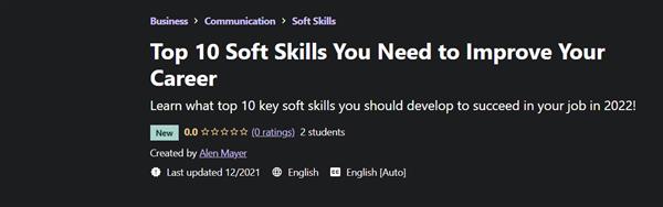 Alen Mayer - Top 10 Soft Skills You Need to Improve Your Career
