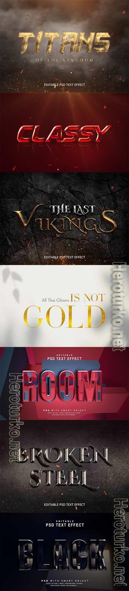 Psd text effect set vol 42 Psd text effect set vol 42