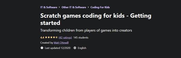 Matt Ottewill - Scratch Games Coding for Kids - Getting Started