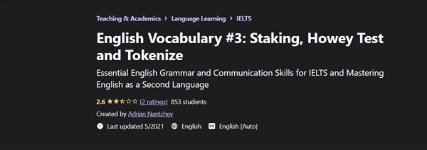 English Vocabulary #3 - Staking, Howey Test and Tokenize