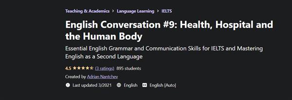 English Conversation #9 - Health, Hospital and the Human Body