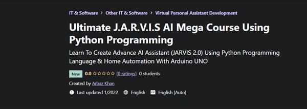 Udemy - Ultimate J.A.R.V.I.S AI Mega Course Using Python Programming