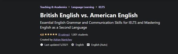 Adrian Nantchev - British English vs American English