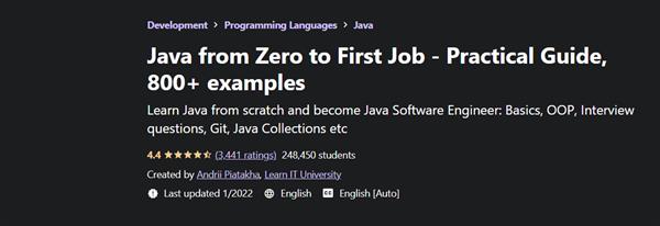 Java from Zero to First Job - Practical Guide 800+ examples
