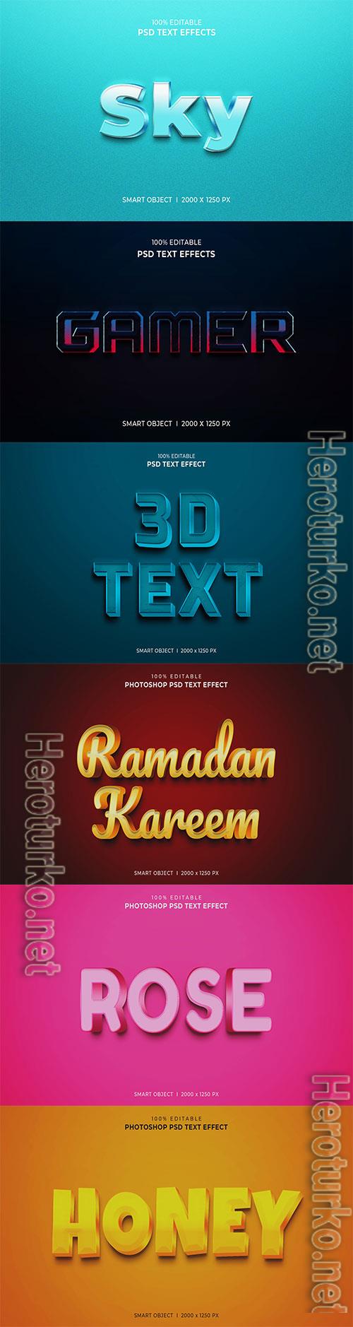 Psd text effect set vol 49