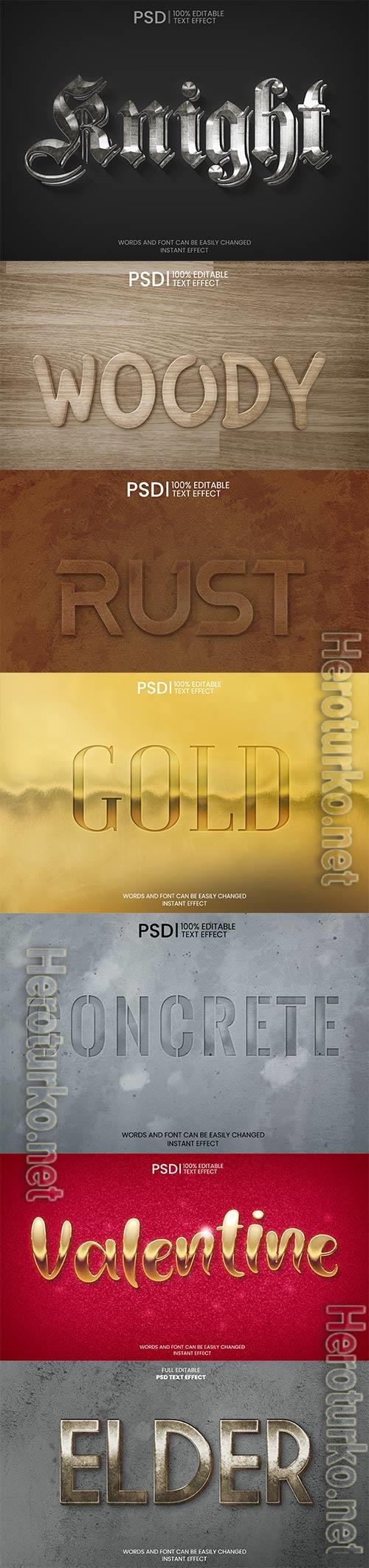 Psd text effect set vol 50 Psd text effect set vol 50