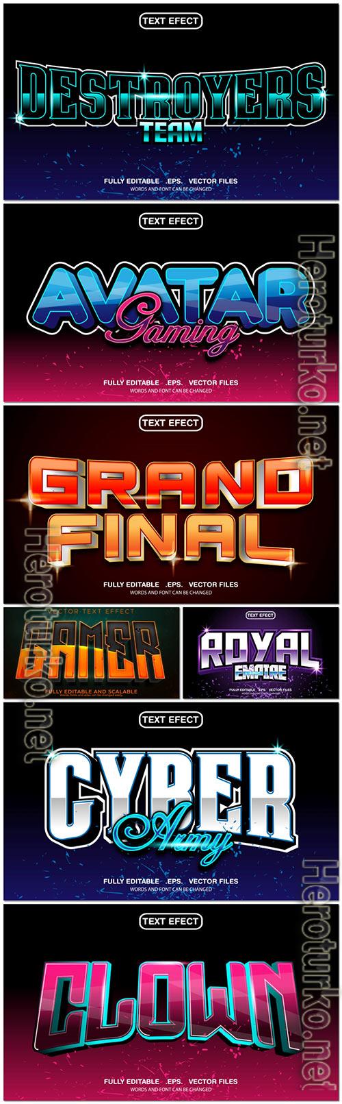 3d editable text style effect vector vol 931 3d editable text style effect vector vol 931