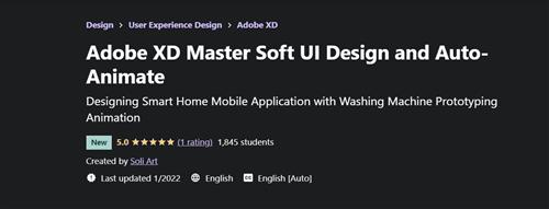 Soli Art - Adobe XD Master Soft UI Design and Auto-Animate