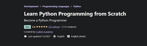 CodeIn Academy - Learn Python from Scratch
