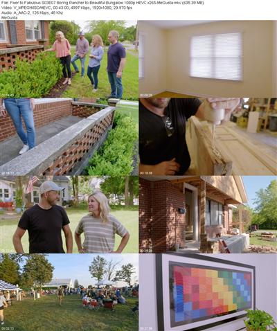 Fixer to Fabulous S03E07 Boring Rancher to Beautiful Bungalow 1080p HEVC x265 