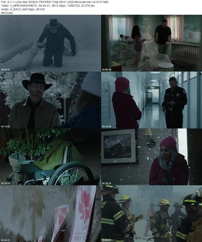 9 1 1 Lone Star S03E01 PROPER 720p HEVC x265 