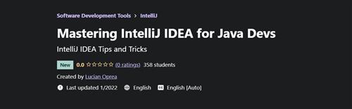 Lucian Oprea – Mastering IntelliJ IDEA for Java Devs