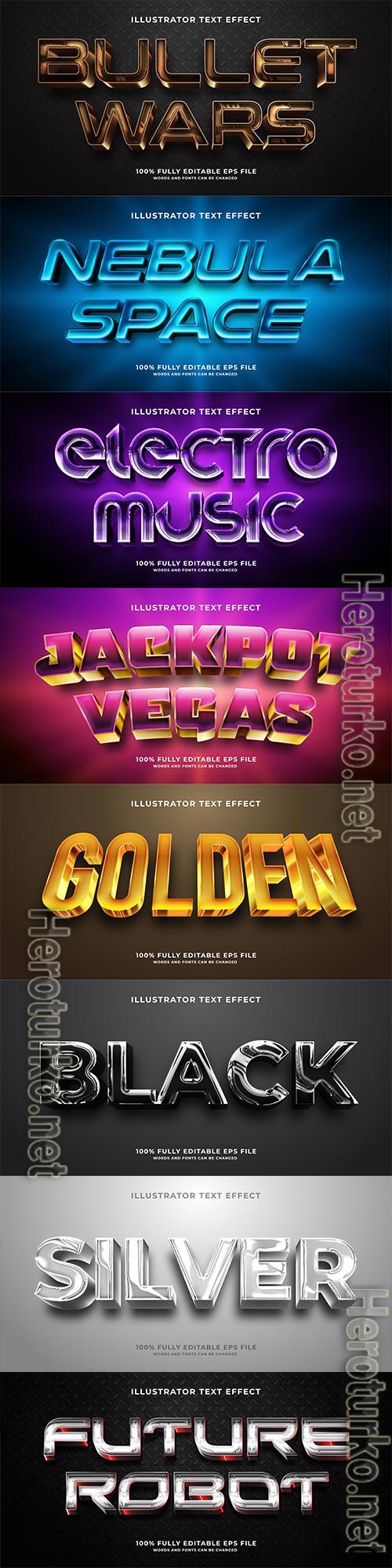 3d editable text style effect vector vol 918 3d editable text style effect vector vol 918