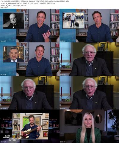 Seth Meyers 2022 01 10 Bernie Sanders 720p HEVC x265 