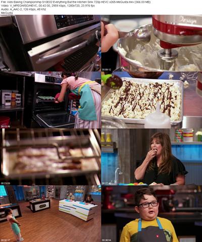 Kids Baking Championship S10E02 Everything But the Kitchen Sink 720p HEVC x265 