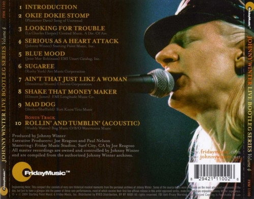 Johnny Winter - Live Bootleg Series, Vol 4 (2009)Lossless