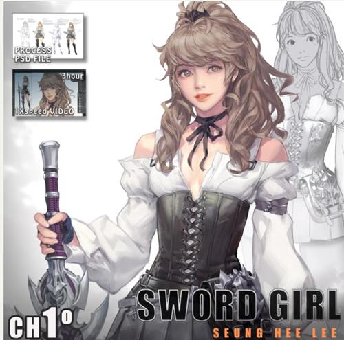 Basic Sword Girl By Seunghee Lee