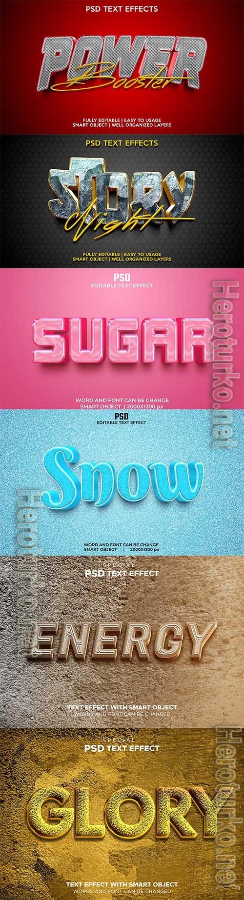 Psd text effect set vol 52